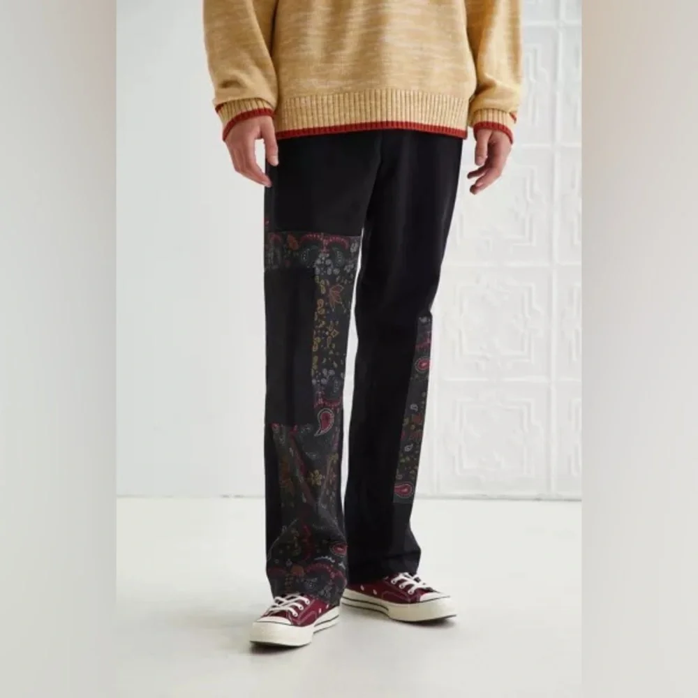 NWOT Dickies Reworked Paisley Patchwork Pant - Picture 1 of 6
